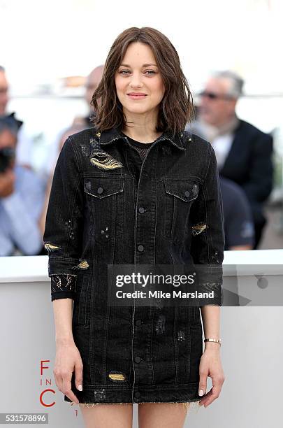 Marion Cotillard attends the 'From The Land Of The Moon ' photocall during the 69th annual Cannes Film Festival at the Palais des Festivals on May...