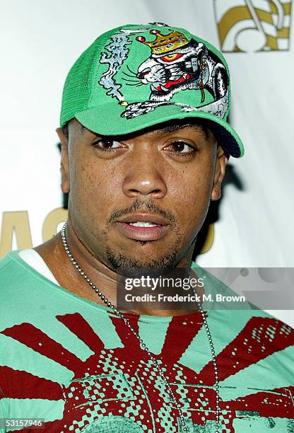 Producer Timbaland arrives to ASCAP's 18th Annual Rhythm and Soul Music Awards Gala at the Beverly Hills Hilton on June 27, 2005 in Beverly Hills,...