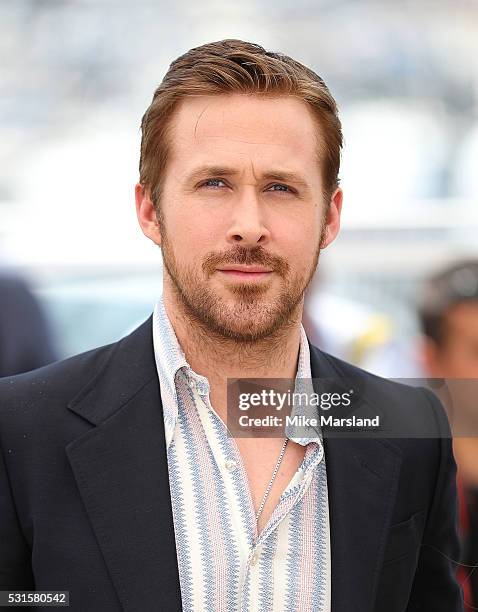 Ryan Gosling attends 'The Nice Guys ' - Photocall at the annual 69th Cannes Film Festival at Palais des Festivals on May 15, 2016 in Cannes, France.