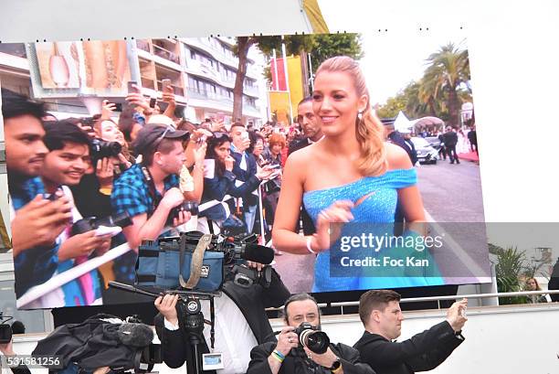 General view of atmosphere during 'The BFG ' premiere during the 69th annual Cannes Film Festival at the Palais des Festivals on May 14, 2016 in...