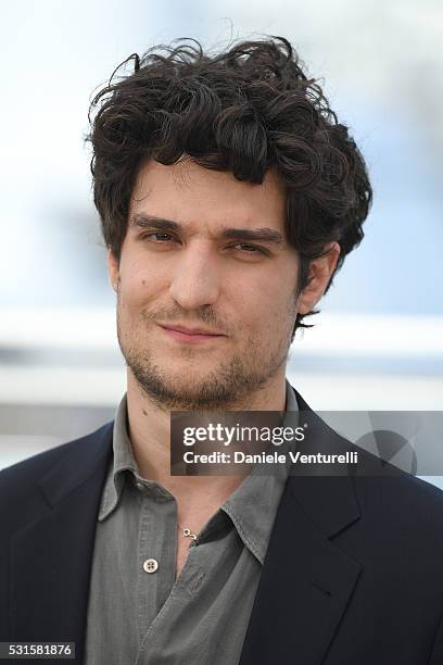 Louis Garrel attends the "From The Land Of The Moon " photocall during the 69th annual Cannes Film Festival at the Palais des Festivals on May 15,...