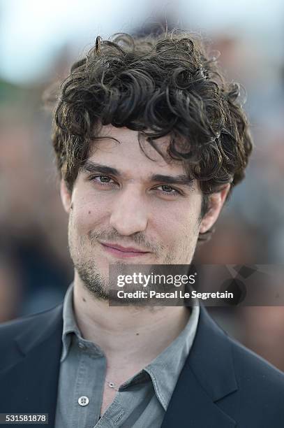 Louis Garrel attends the "From The Land Of The Moon " photocall during the 69th annual Cannes Film Festival at the Palais des Festivals on May 15,...