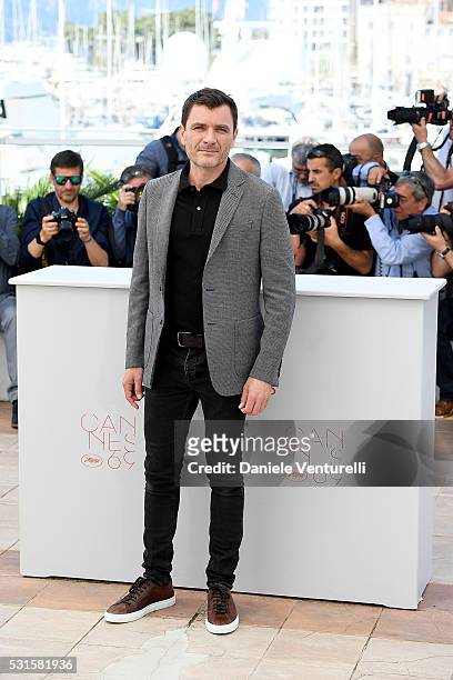 Actor Alex Brendemuehl attends the "From The Land Of The Moon " photocall during the 69th annual Cannes Film Festival at the Palais des Festivals on...