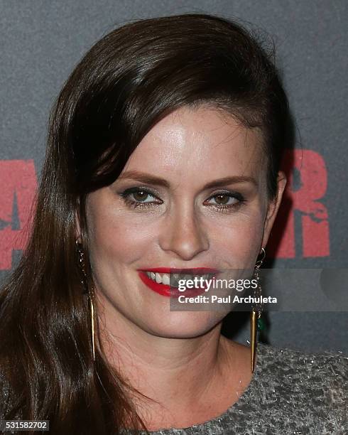 Actress Jamie Anne Allman attends the premiere of AMC's "Preacher" at Regal LA Live Stadium 14 on May 14, 2016 in Los Angeles, California.