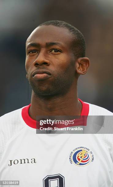 Portrait of Paulo Wanchope of Costa Rica prior to the International Friendly match between Norway and Costa Rica at The Ullevaal Stadium on May 24,...
