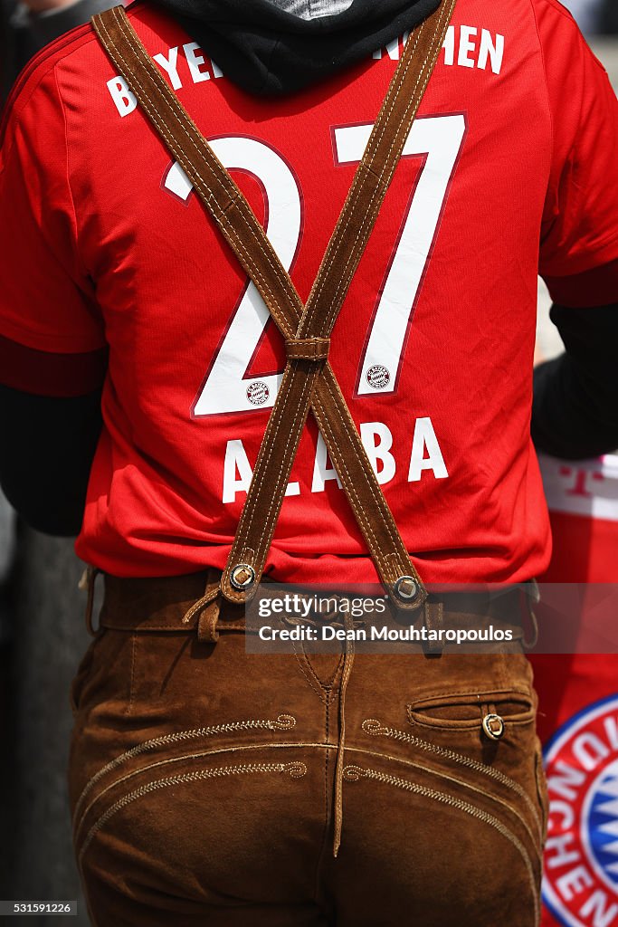 FC Bayern Muenchen Celebrate Winning The Bundesliga