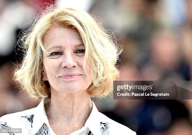 Nicole Garcia attends the "From The Land Of The Moon " photocall during the 69th annual Cannes Film Festival at the Palais des Festivals on May 15,...