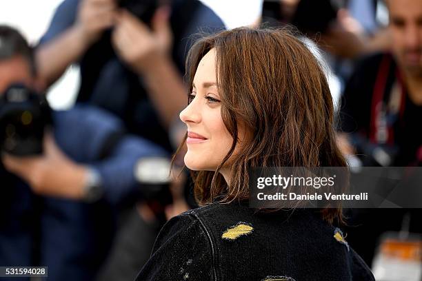 Actress Marion Cotillard attends the "From The Land And The Moon " Photocall during the 69th annual Cannes Film Festival at the Palais des Festivals...