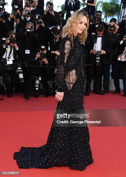 Jury member Vanessa Paradis attends the screening of "From The Land Of The Moon " at the annual 69th Cannes Film Festival at Palais des Festivals on...