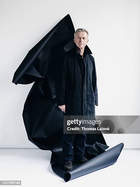 Film director Bruno Dumont is photographed on April 23, 2016 in Paris, France.