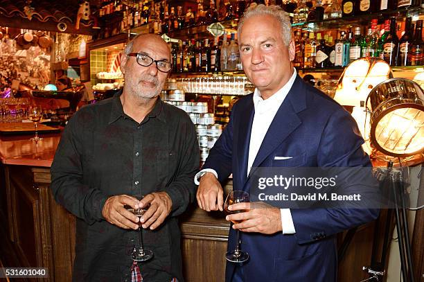 Alan Yentob and Charles Finch attend a star-studded dinner hosted by DEAN & DELUCA, Harvey Weinstein & Charles Finch to celebrate Robert De Niro in...