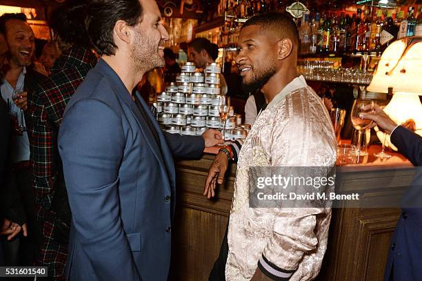 Edgar Ramirez and Usher Raymond attends a star-studded dinner hosted by DEAN & DELUCA, Harvey Weinstein & Charles Finch to celebrate Robert De Niro...