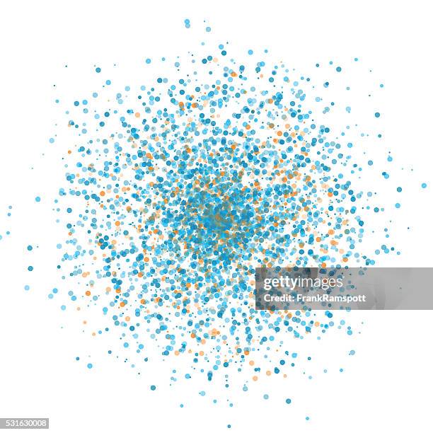 research supernova star cluster circle pattern - bunch stock illustrations