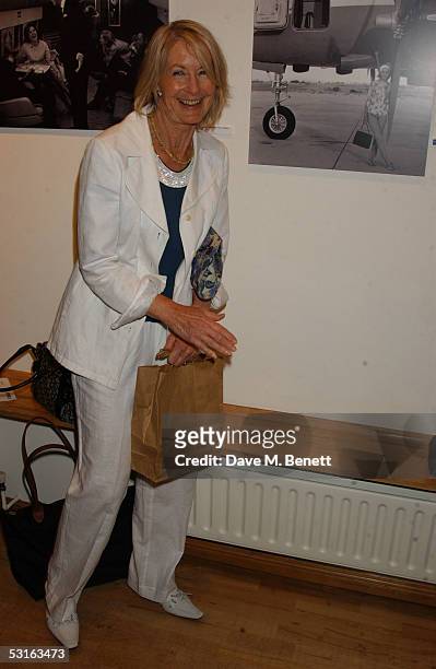 Sandra Howard attends "The Sixties Set: An Inside View By Robin Douglas-Home" at the Air Gallery June 28, 2005 in London, England. The exhibition...