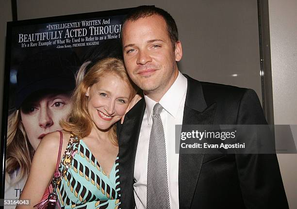 Actress Patricia Clarkson and actor Peter Sarsgaard attend the 5th Annual 'Young Friends Of Film Honors' tribute to Campbell Scott with a premiere...