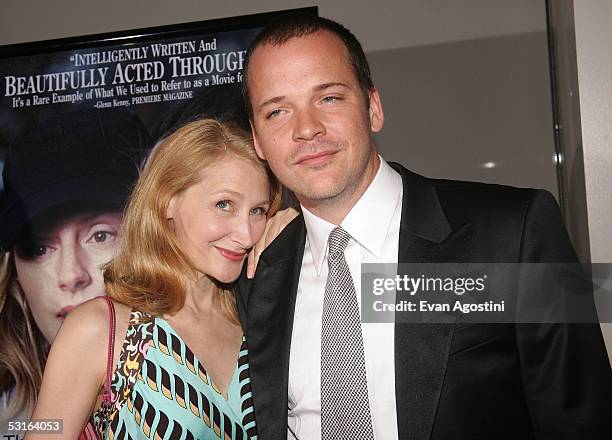 Actress Patricia Clarkson and actor Peter Sarsgaard attend the 5th Annual 'Young Friends Of Film Honors' tribute to Campbell Scott with a premiere...