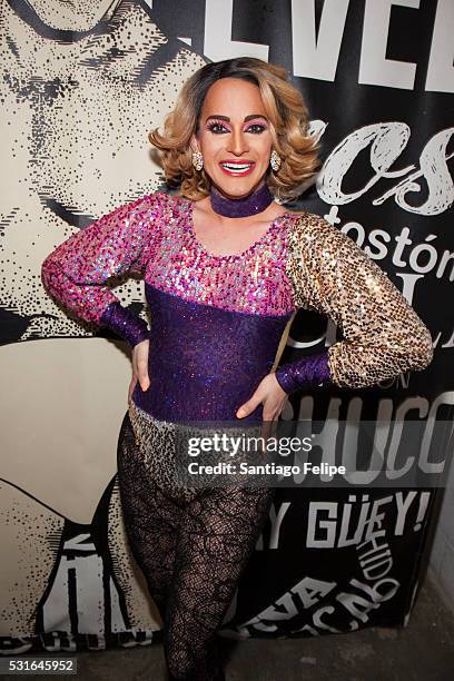 Miss Congeniality Cynthia Lee Fontaine of Rupaul's Dragrace season 8 attends Senor Frog's Drag Brunch at Senor Frog's on May 15, 2016 in New York...