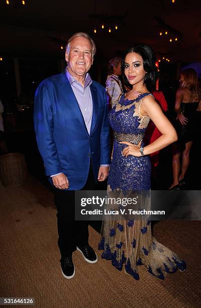 Tim Headington and Iman Lopez attend Tim Headington & Elysium Bandini Present The 8th Annual PARADIS Benefitting The Art of Elysium during the 69th...