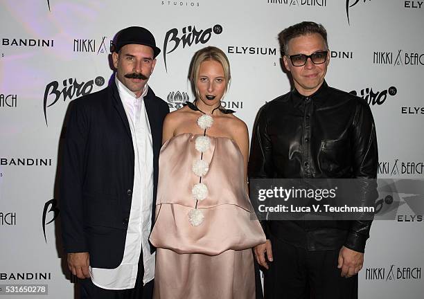 Ryan Heffington, Aliona Kononova and Ilya Lagutenko attend Tim Headington & Elysium Bandini Present The 8th Annual PARADIS Benefitting The Art of...