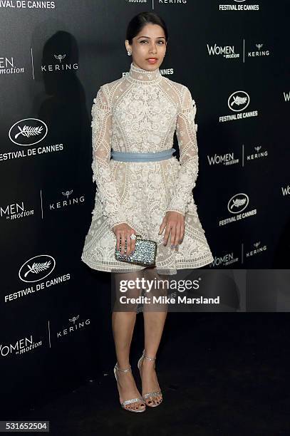 Freida Pinto attends the "Women in Motion" Prize Reception part of The 69th Annual Cannes Film Festival on May 15, 2016 in Cannes, France.