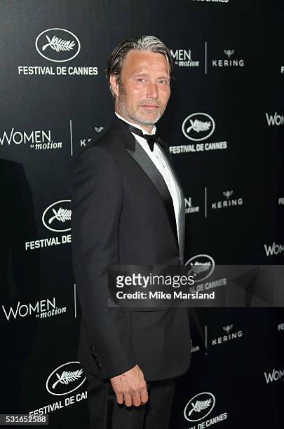 Mads Mikkelsen attends the "Women in Motion" Prize Reception part of The 69th Annual Cannes Film Festival on May 15, 2016 in Cannes, France.