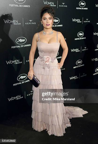 Salma Hayek attends the "Women in Motion" Prize Reception part of The 69th Annual Cannes Film Festival on May 15, 2016 in Cannes, France.