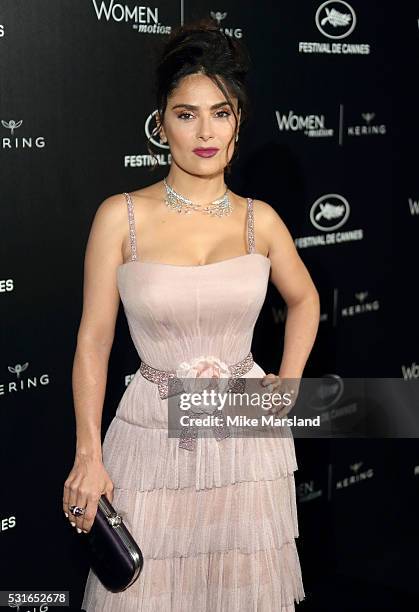 Salma Hayek attends the "Women in Motion" Prize Reception part of The 69th Annual Cannes Film Festival on May 15, 2016 in Cannes, France.