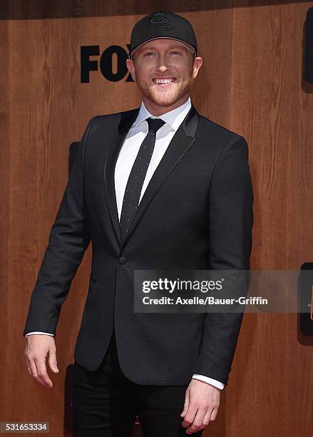 Singer Cole Swindell arrives at the 2016 American Country Countdown Awards at The Forum on May 1, 2016 in Inglewood, California.