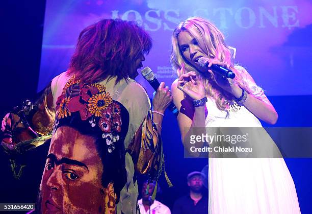 Linda Lewis and Joss Stone perform at Roundhouse on May 15, 2016 in London, England.