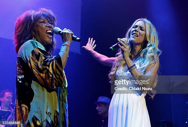 Linda Lewis and Joss Stone perform at Roundhouse on May 15, 2016 in London, England.
