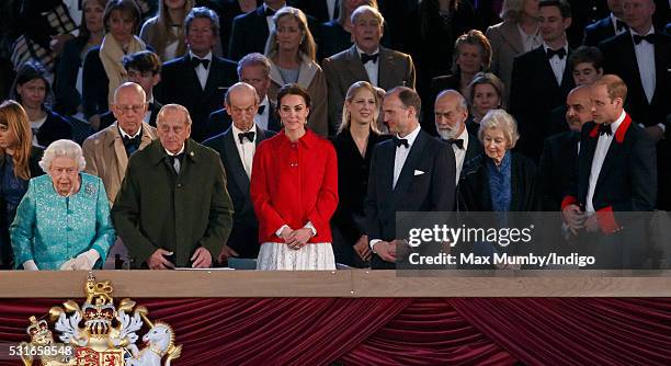 Queen Elizabeth II, Prince Philip, Duke of Edinburgh, Catherine, Duchess of Cambridge, Donatus, Prince and Landgrave of Hesse, Princess Alexandra and...