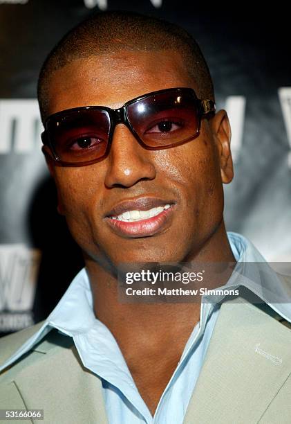 Boxer Otis Griffin arrives to Smooth Magazine's BET Awards After Party on June 29, 2005 at Club Mood in Hollywood, California.