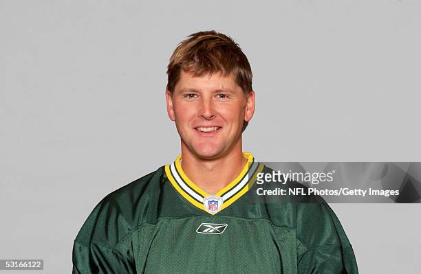 Ryan Longwell of the Green Bay Packers poses for his 2005 NFL headshot at photo day in Green Bay, Wisconsin.