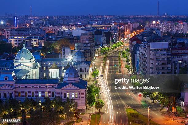 romania, bucharest, exterior - bucharest building stock pictures, royalty-free photos & images
