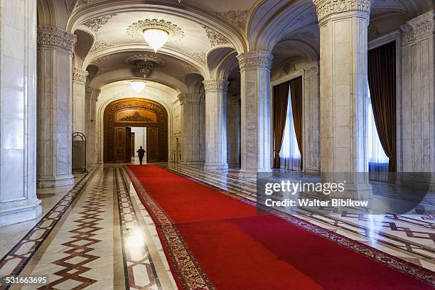 romania, bucharest, interior - bucharest parliament stock pictures, royalty-free photos & images