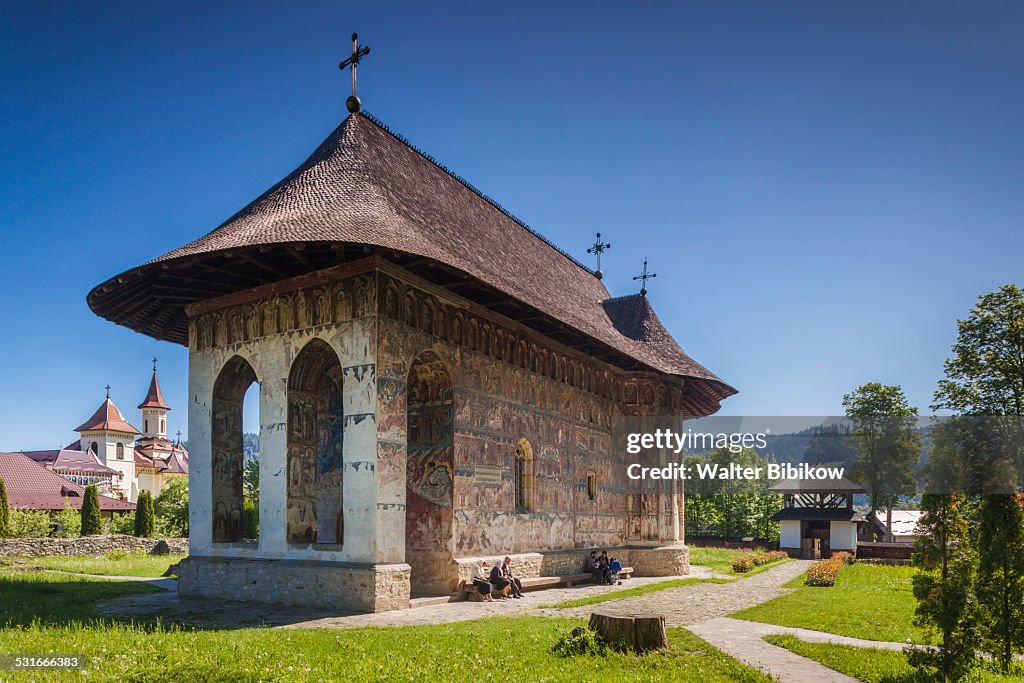 Romania, Manastirea Humorului, Exterior