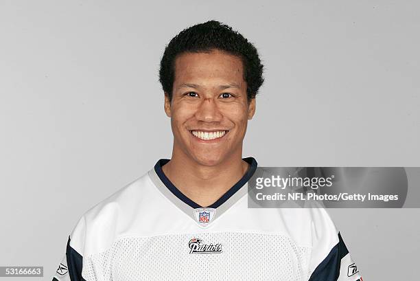 Wesly Mallard of the New England Patriots poses for his 2005 NFL headshot at photo day in Foxborough, Massachusetts.