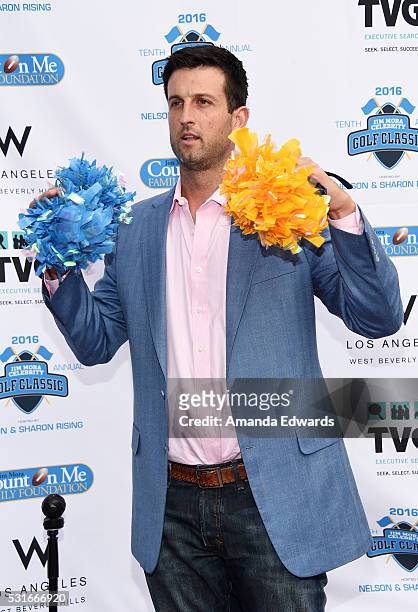 Former NBA player Jason Kapono arrives at the VIP celebrity cocktail reception for the 10th Annual Jim Mora Celebrity Golf Classic For The Jim Mora...