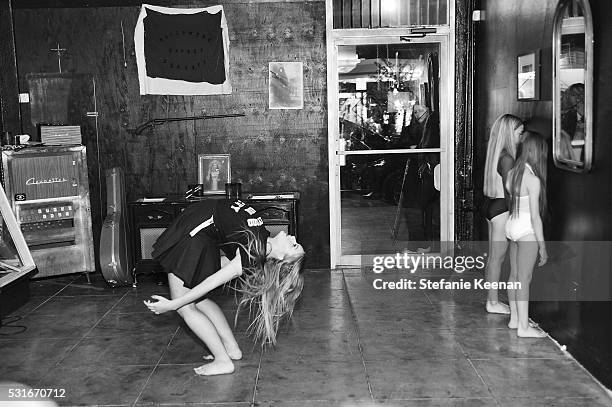 Haley Messick performs during Jaime King Presents The Final Chapter on May 15, 2016 in Los Angeles, California.