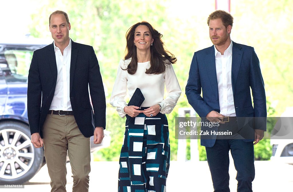 The Duke And Duchess Of Cambridge And Prince Harry Attend The Launch Of Heads Together Campaign