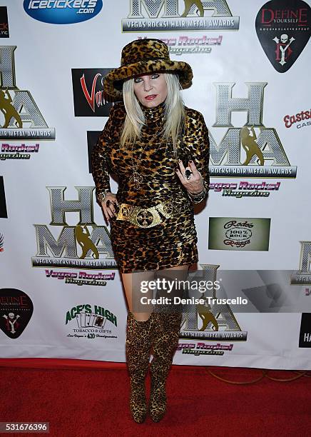 Sally Steele arrives at the 2016 Vegas Rocks! Magazine Hair Metal Awards at the Eastside Cannery on May 15, 2016 in Las Vegas, Nevada.