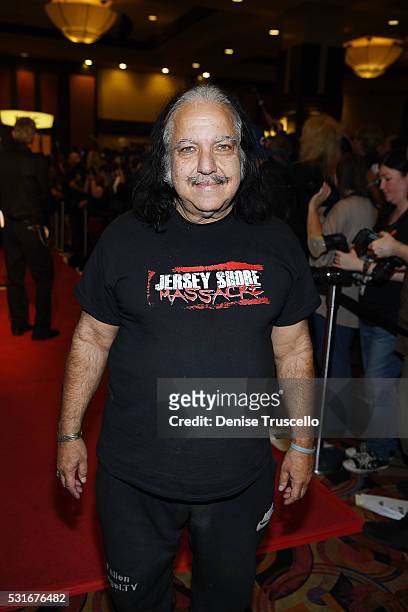 Ron Jeremy arrives at the 2016 Vegas Rocks! Magazine Hair Metal Awards at the Eastside Cannery at on May 15, 2016 in Las Vegas, Nevada.
