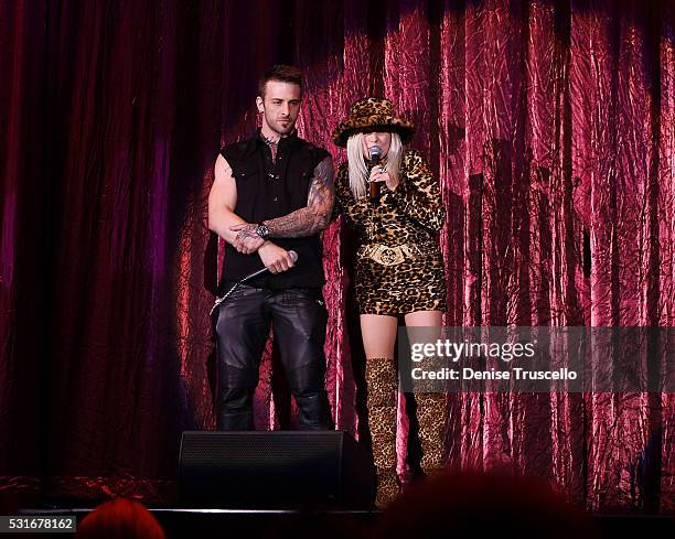 Sally Steele and Nick Hawk host the 2016 Vegas Rocks! Magazine Hair Metal Awards at the Eastside Cannery at on May 15, 2016 in Las Vegas, Nevada.