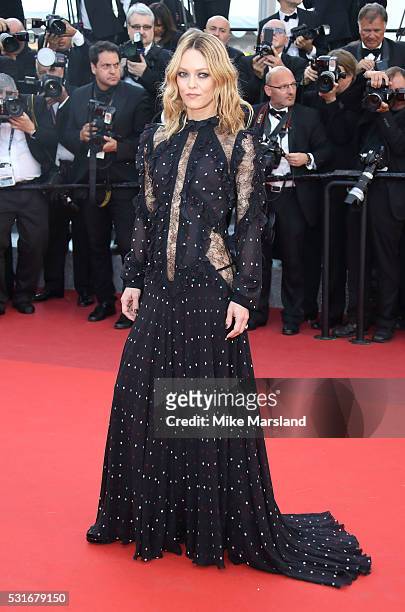 Vanessa Paradis attends the "From The Land Of The Moon " premiere during the 69th annual Cannes Film Festival at the Palais des Festivals on May 15,...
