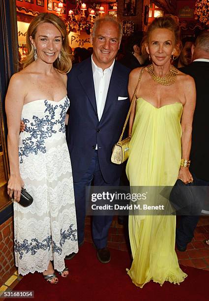 Celine Rattray, Charles Finch and Trudie Styler attend a star-studded dinner hosted by DEAN & DELUCA, Harvey Weinstein & Charles Finch to celebrate...