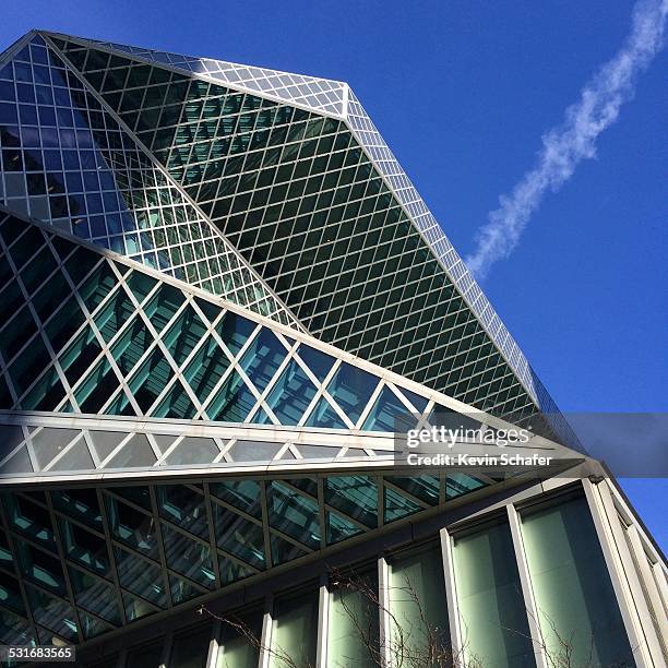 Seattle Public Library designed by architect Rem Koolhaas. Reservoir of knowledge and culture.