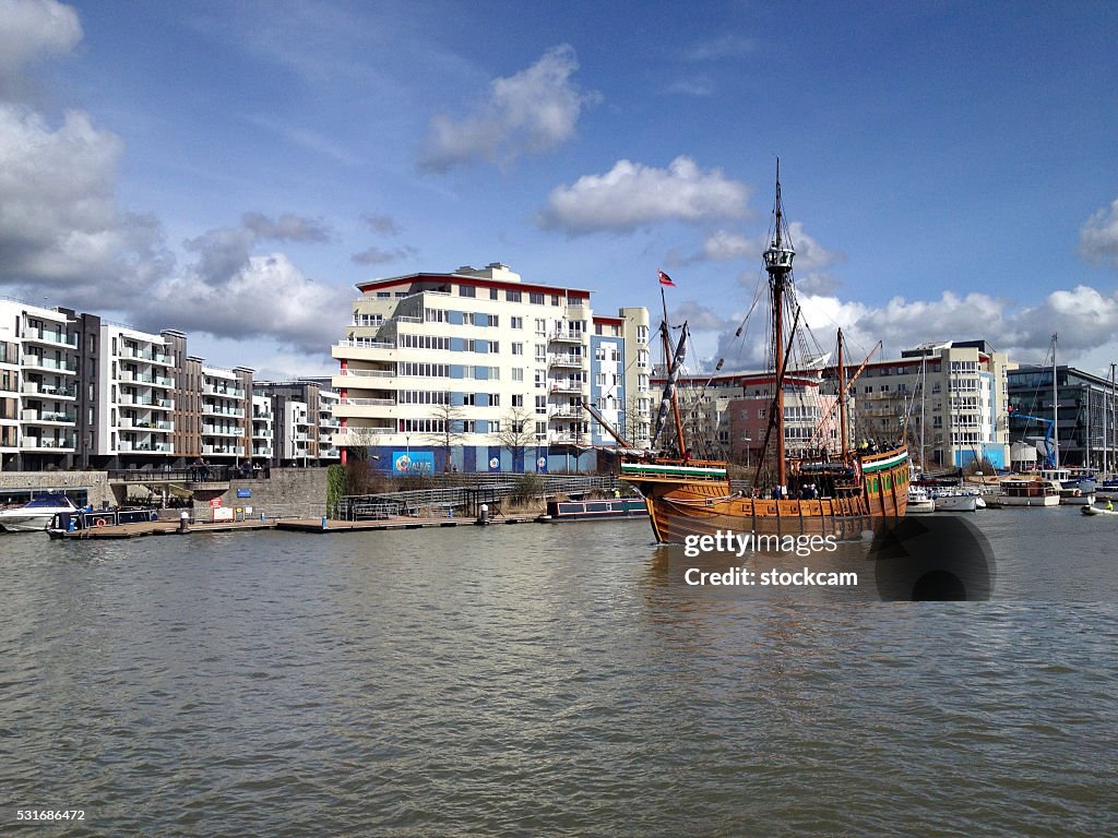 Histórico Galeão no Rio Avon, Bristol deputado harbour