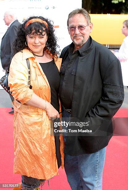 Actor Herbert Koefer and Heike Koefer attend the ZDF Television Summer Party June 29, 2005 in Berlin, Germany.