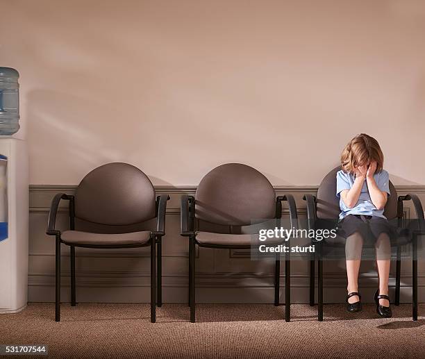 crying schoolgirl - facial expression girl office stock pictures, royalty-free photos & images