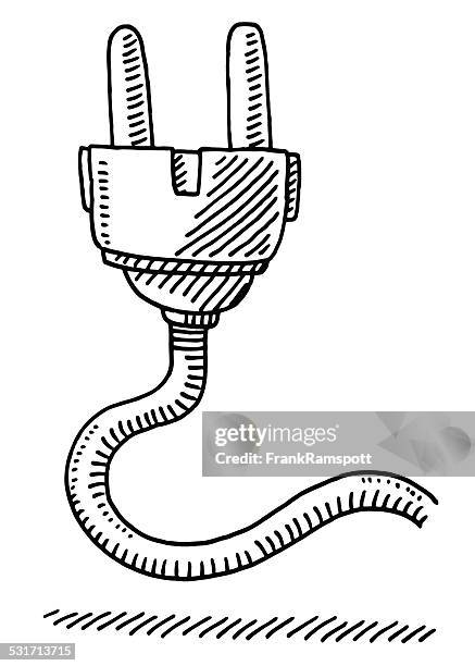 Rustic Plug Drawing Electric Plug Drawing Photos and Premium High Res Pictures - Getty Images